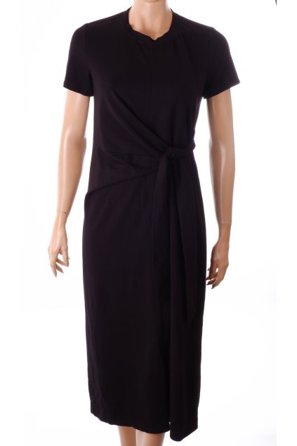 Šaty černé vepředu vázaní vel. S
