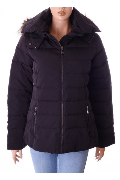 Bunda Laixi Fashion černá péřová vel. M