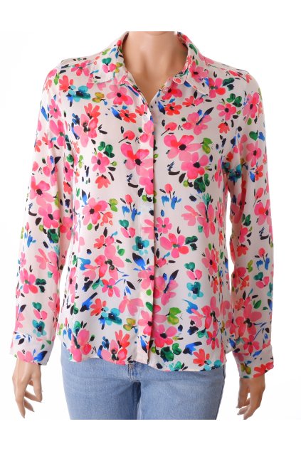 Halenka Atmosphere košile květovaná barevná vel. M