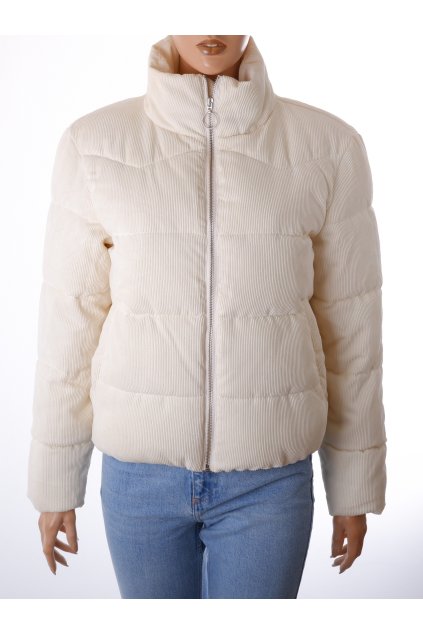 Bunda Esmara bílá krémová manšestr vel. S / 36 / 38