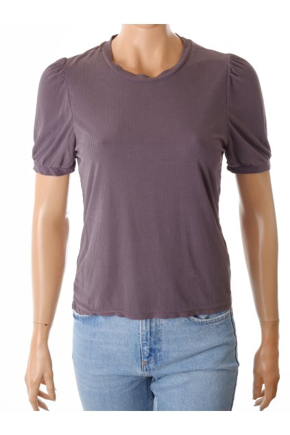 Tričko Primark šedé žebrované vel. M