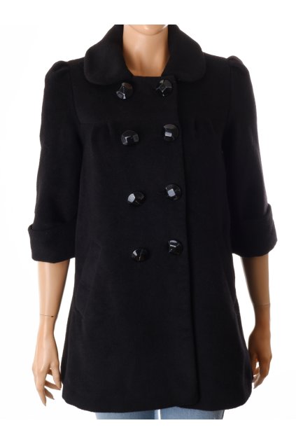 Kabát Atmosphere černý s krátkými rukávy vel. S