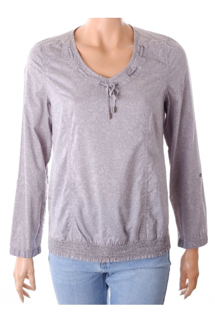 Halenka Cecil šedá s jemným vzorkem vel. S