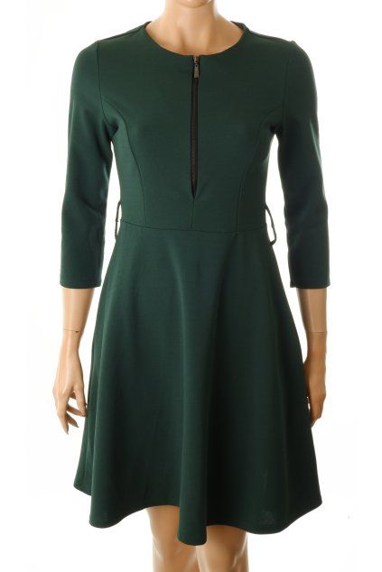 Šaty New Collection tmavě zelené vel. XS - S