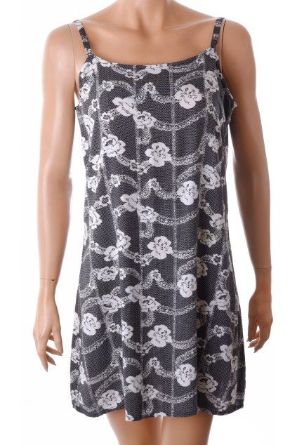 Šaty Identic šedé vzorované vel. M VADA