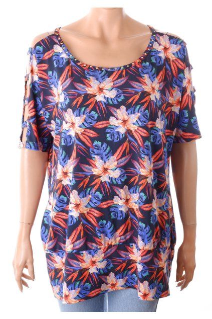 Tričko MS Mode modré se vzorem vel. XL