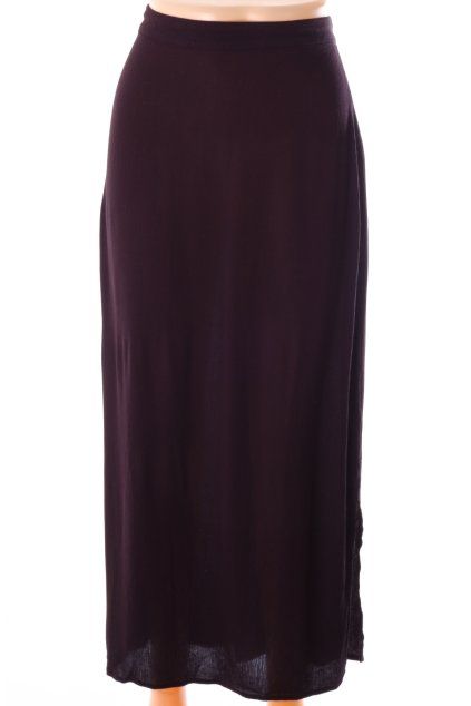 Sukně Vero Moda černá dole rozparky vel. L