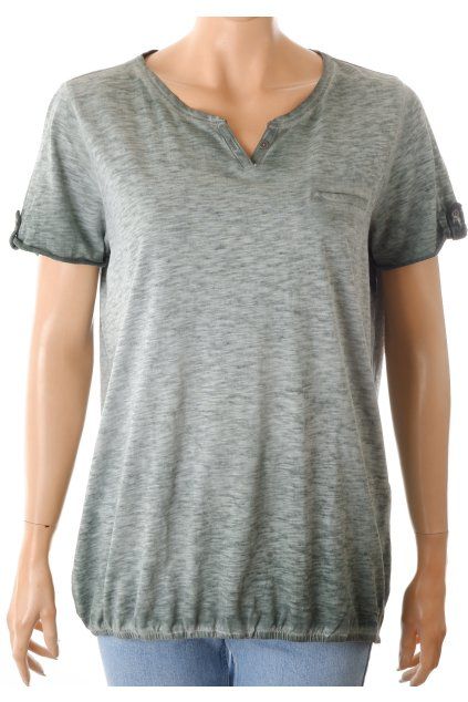 Tričko Cecil zelené dole do gumky vel. L - XL