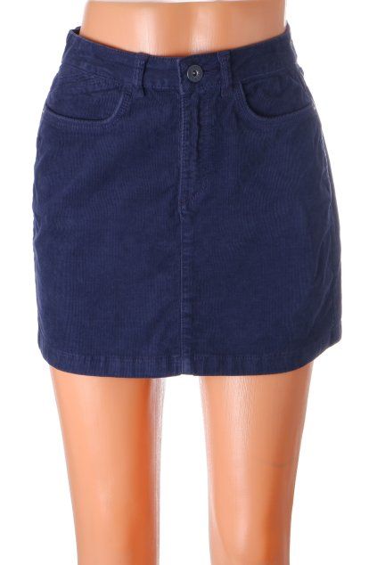 Sukně Esprit modrá manšestrová vel. 34 / XS