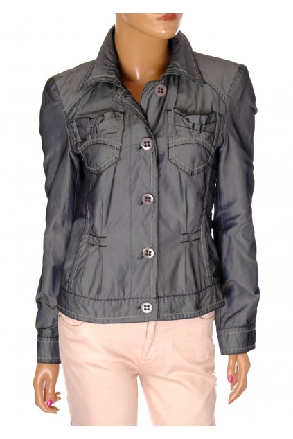 Bunda In Linea šedá šusťáková vel S