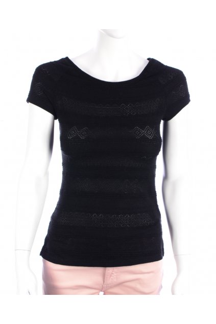 Svetr letní hrubší tričko H&M vzorované vel. XS