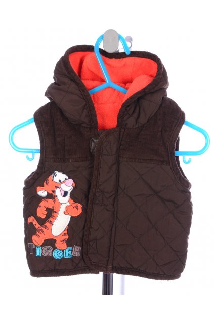 Bunda vesta George Disney 0-3 měs 56-62 hnědá s tygříkem