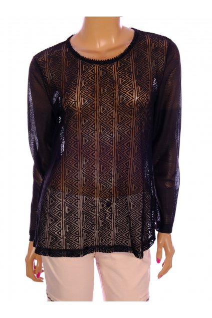 Tričko H&M vel M černé krajkové