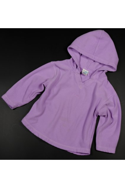 Mikina flísová Next fialová vel. 9-12m vada