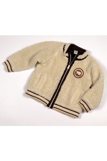 Mikina flísová Gap bílá medvídková vel. 12-18m