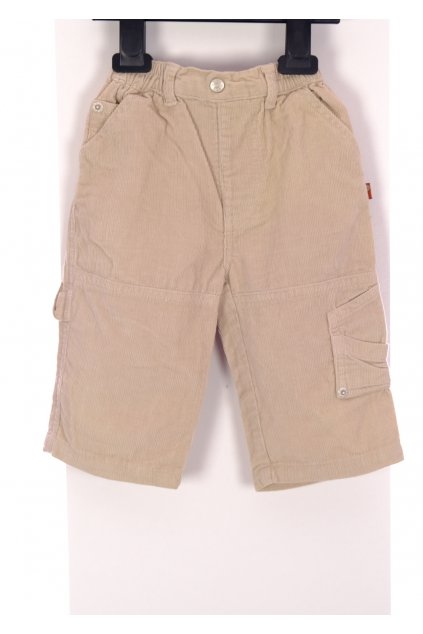 Kalhoty béžové vel. 4 - 6m / 68