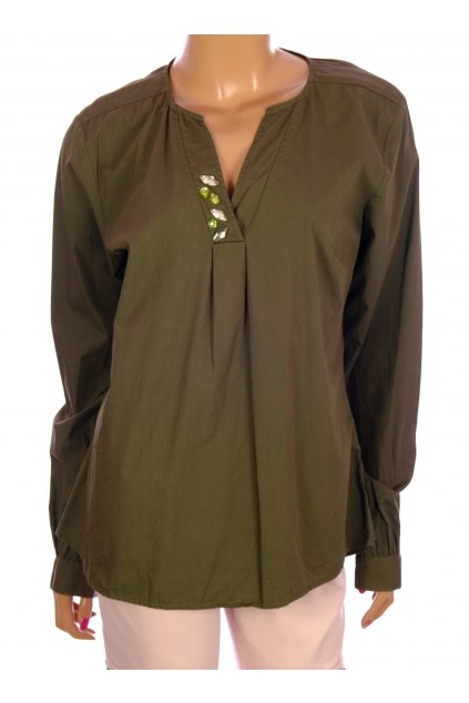 Halenka Esmara khaki s kamínky vel. M - L / uk 42 / 16