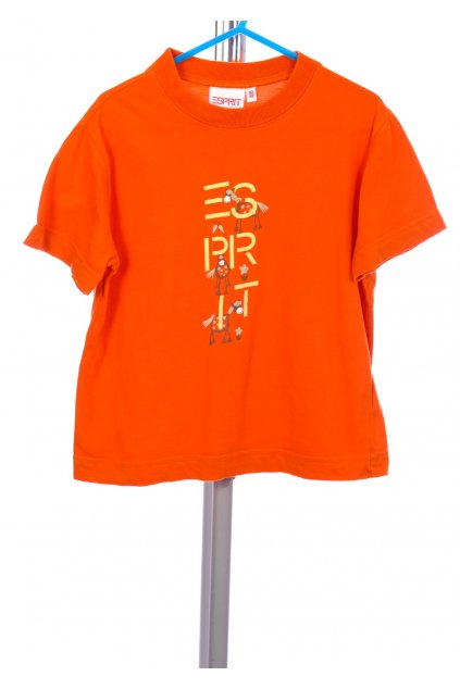 Tričko Esprit oranžové s obrázkem vel. 92 - 98 / 18 m - 3 r