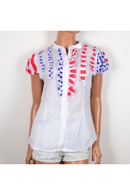 košile halenka s americkým vzorem M-L