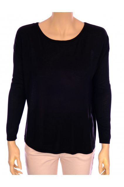 Svetr H&M  vel S černý s kulatým výstřihem