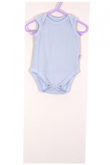 Body dívčí Baby Jem modré s puntíky vel  56-62/1-3 měsíců