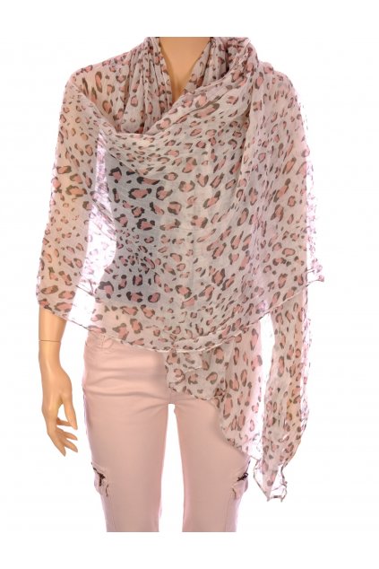 Šátek leopardí vzor