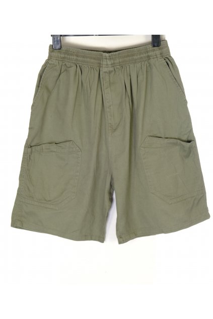 Kraťasy khaki zelené unisex vel S/M