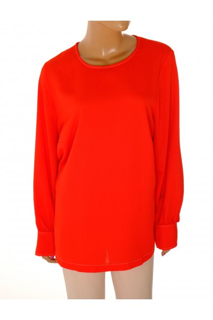 Halenka F&F červená zdobená knoflíky vel XL