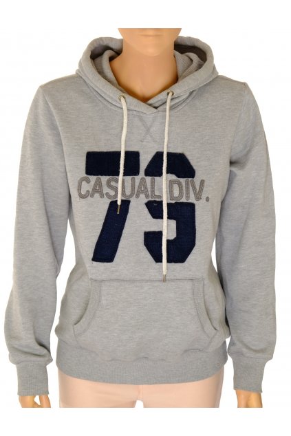 Mikina AJC Arizona šedá s černým číslem vel S