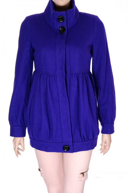 Kabát krátký Dorothy Perkins vel S fialový 53% vlna  VADA