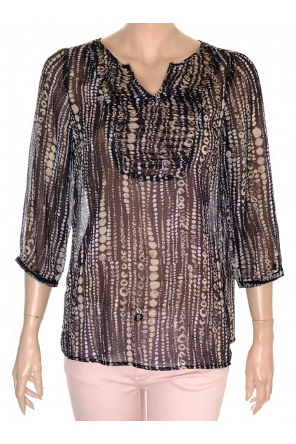 Halenka vel. S/M  černo-bílý vzor