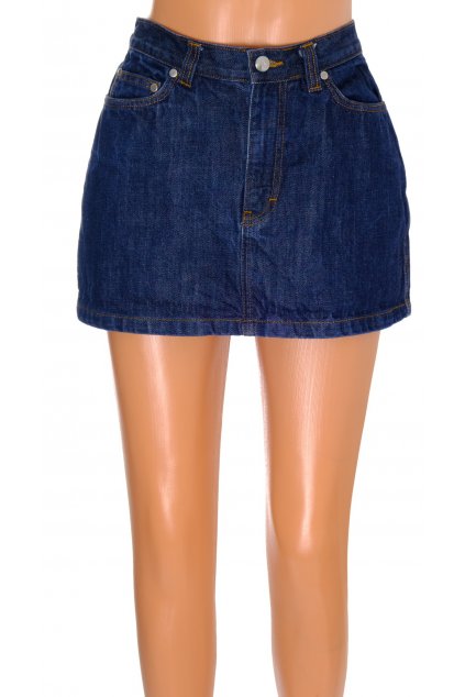 Sukně riflová mini H&M vel. M tmavě modrá