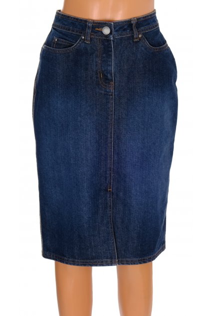 Sukně riflová dlouhá Tchibo vel. S/36 tmavě modrá