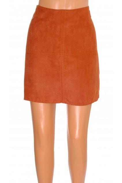 Sukně Atmosphere vel. M hnědá imitace semiše