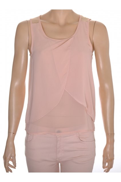 Halenka Only vel. S růžová na zádech krajka