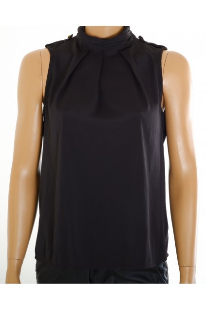 Halenka Next černá se stojáčkem vel. M