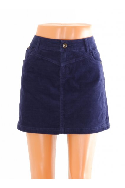 Sukně C&A modrá jemný manšestr vel S   @