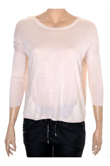 Halenka svetřík RiverIsland vel. L béžový vada