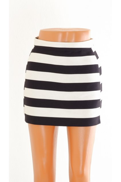 Sukně Topshop černo bílá vel. 34 / uk 6 / XS - S  @