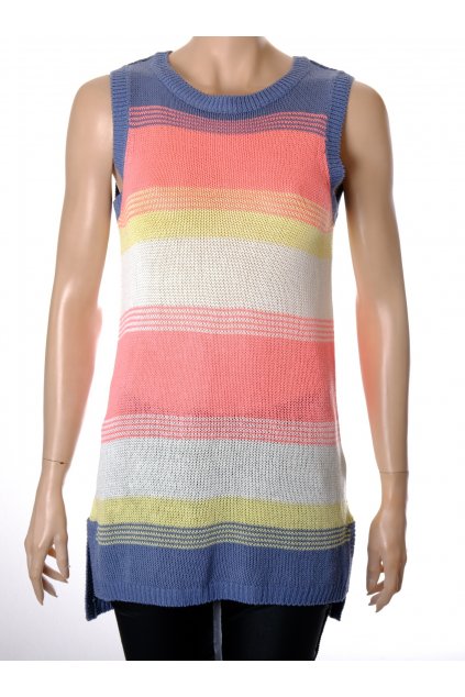 Šaty halenka delší  Next úplet barevné pruhy vel S