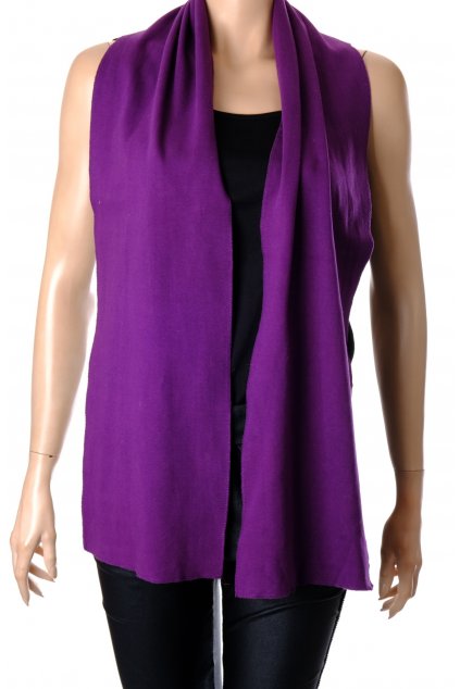 Šátek zimní By Wind fialový