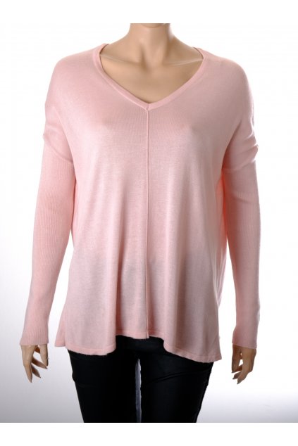 Svetr pulover Vero Moda růžový vel M oversize  vada