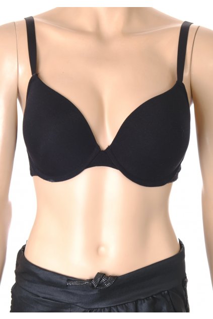 Podprsenka H&M černá push up s kosticemi vel 80 D