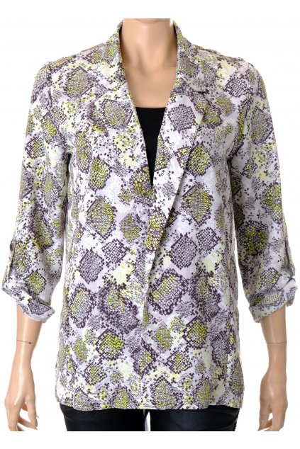 Sako kardigan Primark vel. M/L žlutozelené ornamenty