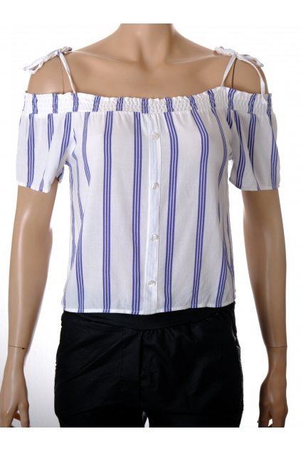 Halenka TallyWeijl vel.XS bílo modré pruhy