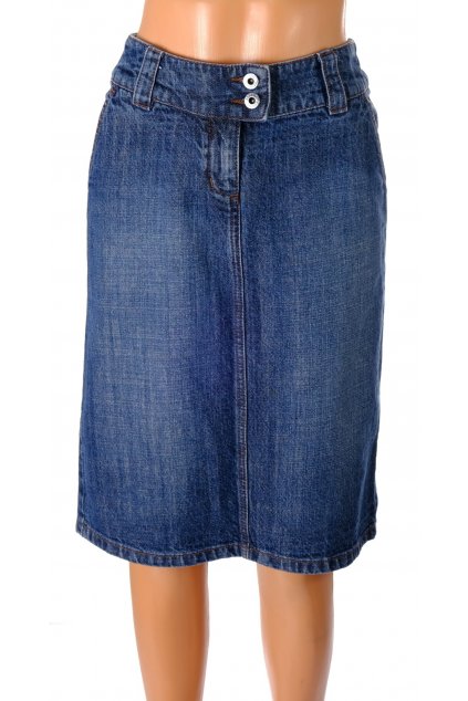 Sukně riflová dlouhá Esprit vel. S modrá