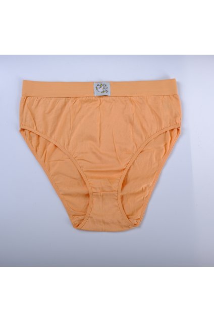 Spodní prádlo kalhotky Mma made in India oranžové v pase gumka s obrázkem vel XL