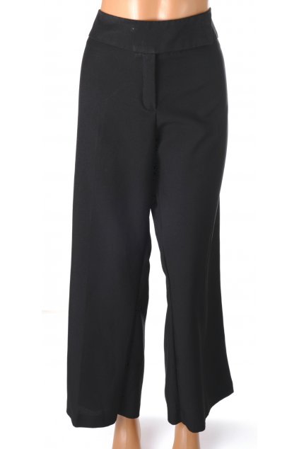 Kalhoty Florence Fred černé širší pás se sponami vel XL/XXL vada