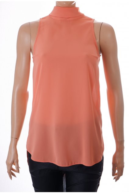 Halenka New Look oranžová s roláčkem vel XS/S