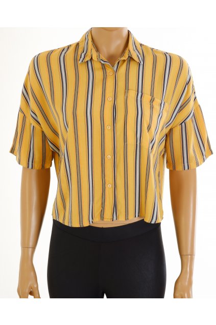 Halenka Pull&Bear košile žlutá vel. S